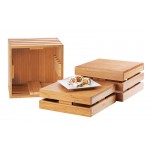 Bamboo Square Crate Risers